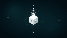 3D Cybersecurity Concept Featuring A Digital Lock Floating In Space - Powered by Shutterstock - Get 15% off with code: PIKWIZARD15