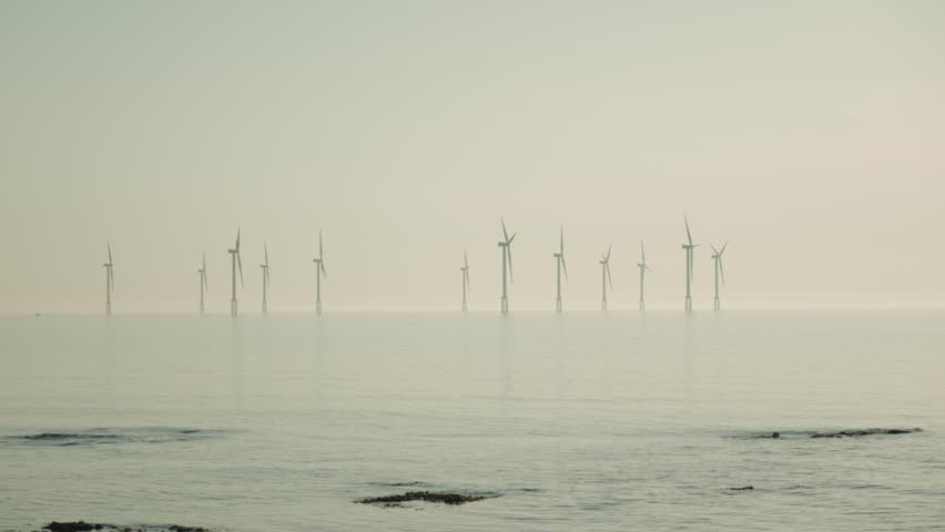 Windmills, Jeju Island, South Korea