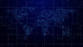 Futuristic Digital World Map with Global Data Network - Powered by Shutterstock - Get 15% off with code: PIKWIZARD15