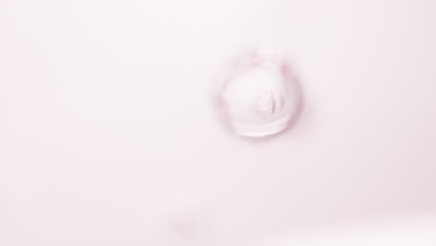 Animation 3D Pink Gold Collagen Skin Serum and Vitamin illustration isolated on Soft color background. Concept skin care cosmetics solution. 3d rendering.