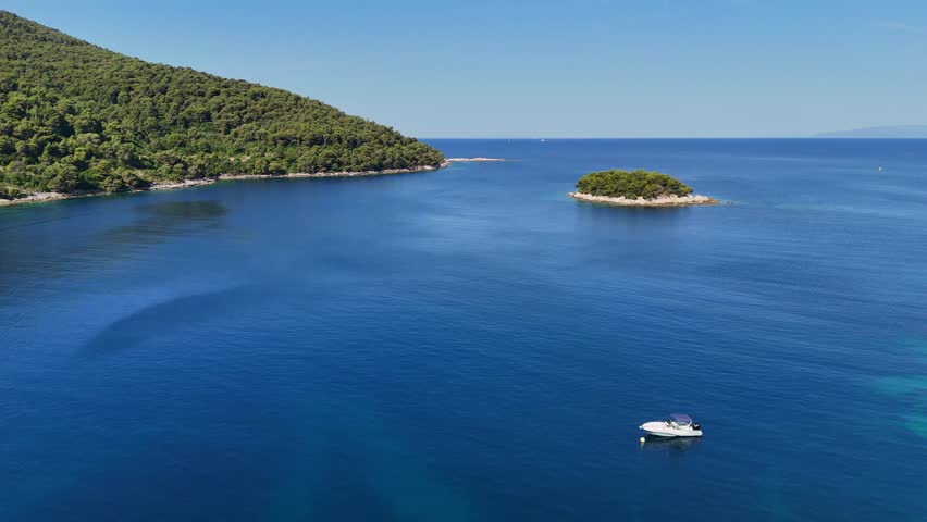 View of the sea and mountains