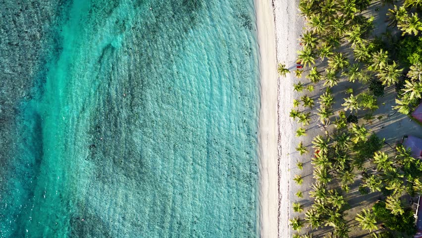 Aerial view of the Maldives Islands