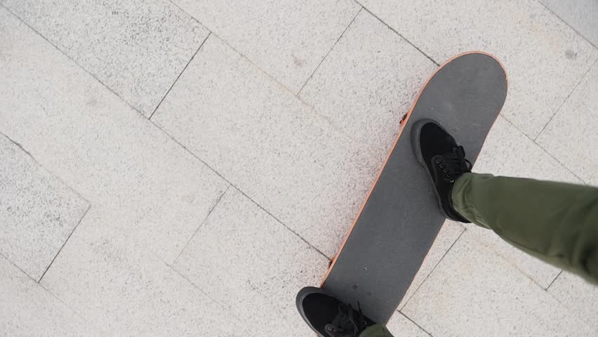 Skateboarder skateboarding outdoors in city	