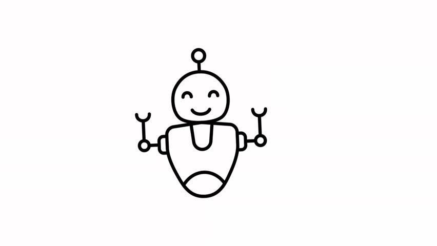 A line art illustration depicting a stick figure mechanic holding two wrenches set against a white background.