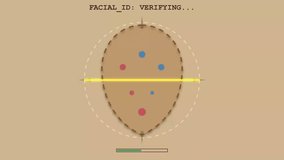 Digital facial recognition interface scanning a biometric face map - Powered by Shutterstock - Get 15% off with code: PIKWIZARD15