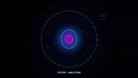 Digital HUD Interface Featuring Rotating Circular Scanner Analyzing Data - Powered by Shutterstock - Get 15% off with code: PIKWIZARD15