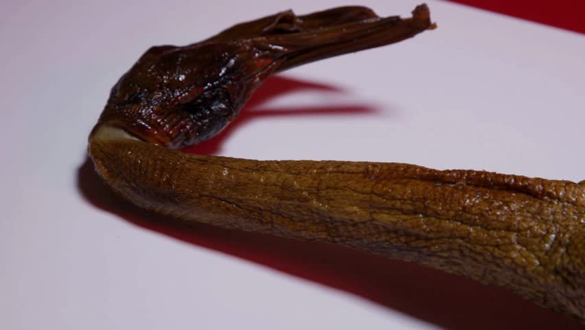 whole roasted duck with golden brown crispy skin close up pan asian cuisine holiday dinner feast meat