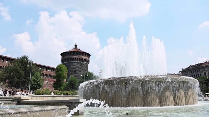 Castello Sforzesco (Sforza Castle), Milan, Italy