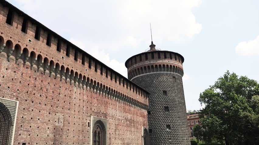 Castello Sforzesco (Sforza Castle), Milan, Italy