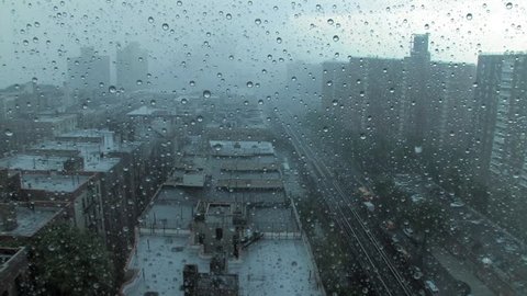 rainy day in new york city