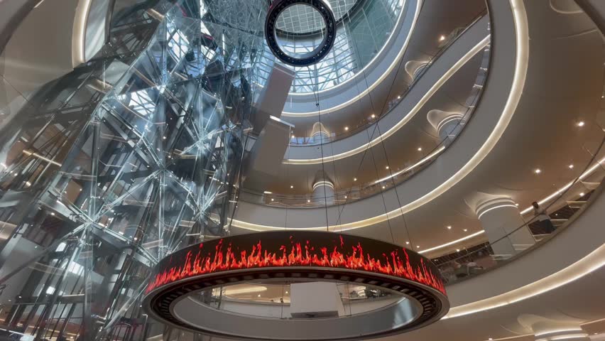 Luxury Shopping Mall Interior with Contemporary Design
