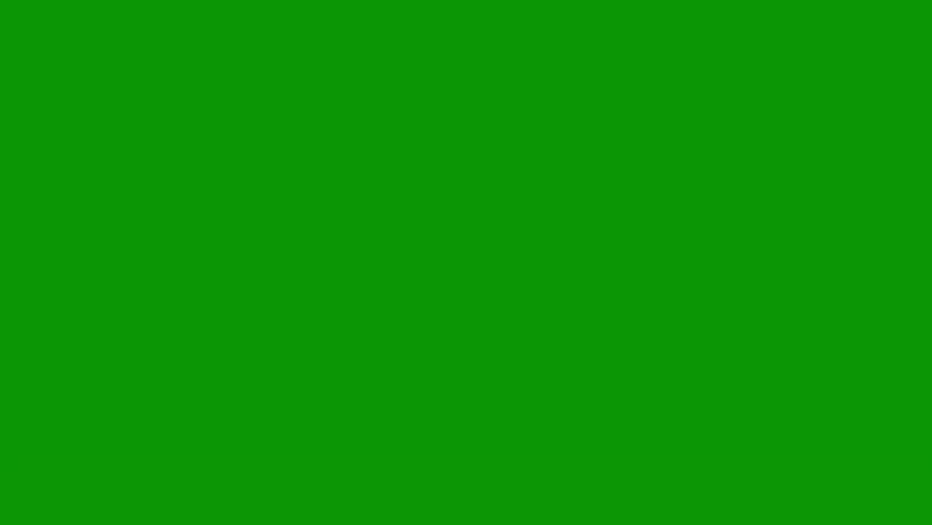 Purple hand on black pink an image of flowers pair scissors flower shapes plant it isolated on green screen background