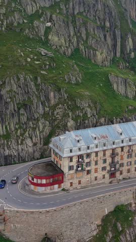 Furkapass Switzerland offers spectacular mountain landscapes.