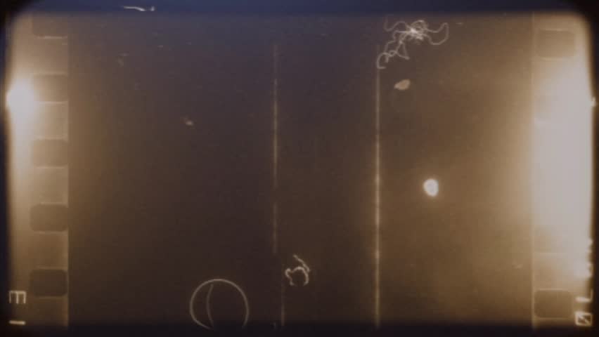  vintage film strip, film burn, dust and scratches, analog cinema texture, old projector effect.
