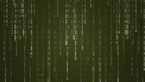 Digital stream of falling green binary code representing data processing - Powered by Shutterstock - Get 15% off with code: PIKWIZARD15