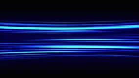 Abstract futuristic neon light lines speed motion blur. Dynamic blue light trails and glowing speed lines. Urban traffic, data flow, digital network, high speed information technologies background. 4k - Powered by Shutterstock - Get 15% off with code: PIKWIZARD15