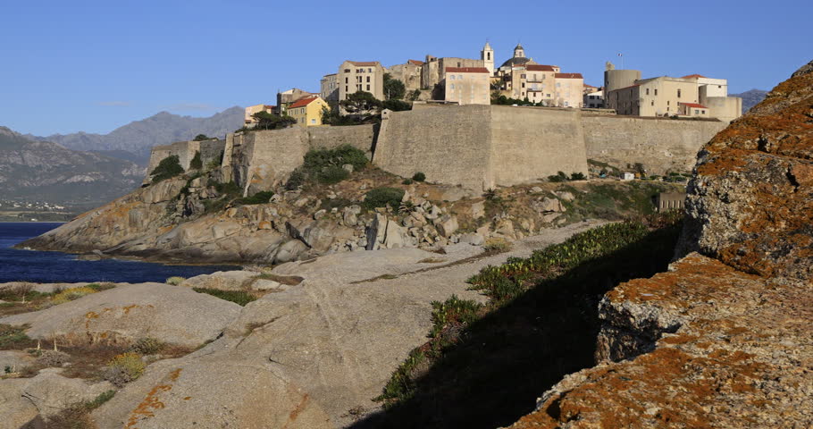  Calvi , the citadel, Haute Corse department, Corsica, France.
