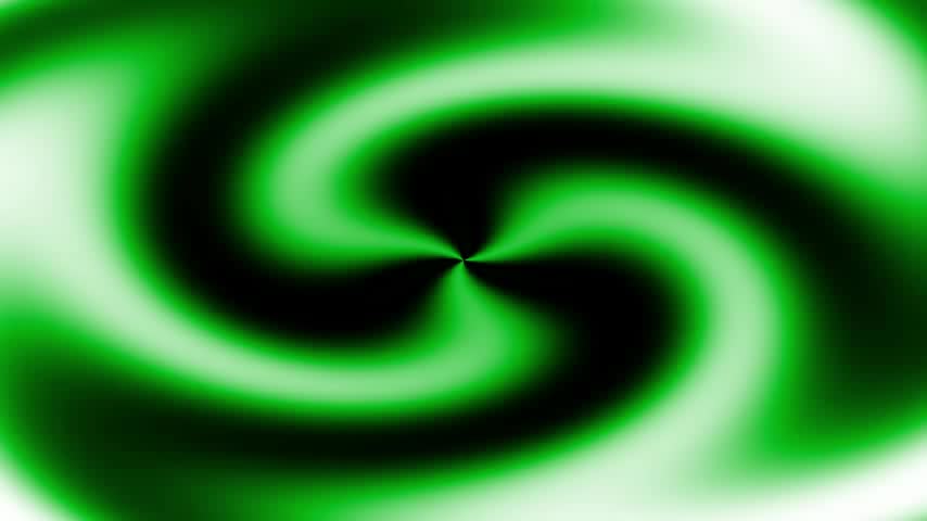 Abstract green swirling spiral patterns
