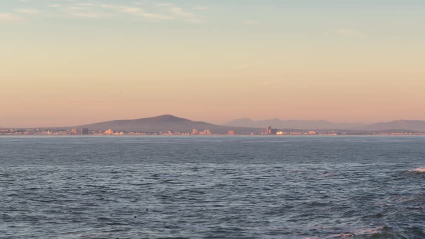 Table Bay, Cape Town at Dusk.
