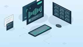 Dynamic Call Center Operations with Animated Graphs and Data Visualizations - Powered by Shutterstock - Get 15% off with code: PIKWIZARD15