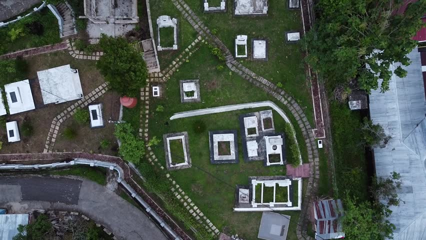 Dutch cemetery in the city center of Sawahlunto, West Sumatera 