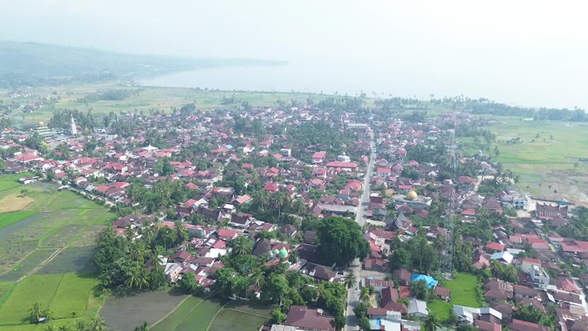 Part of the Saniangbaka Village area, West Sumatera 