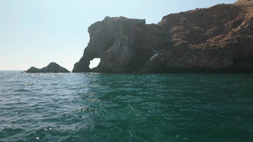 Berlengas Island in Peniche, Portugal, elephant view on rocks