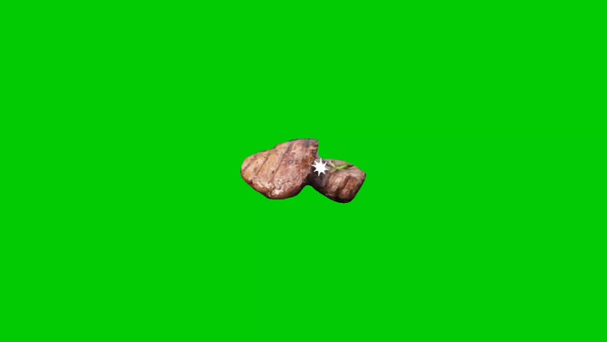 Animation of a barbecue grill. Ideal for food videos, summer BBQ promotions, restaurant advertisements, cooking intros, social media content, motion graphics, and video editing with chroma key background. Animation, green screen background.