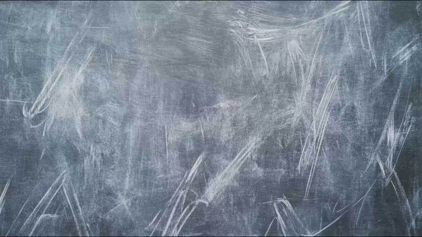 Chalkboard chalk scratch marks shifting and erasing across dark classroom blackboard texture seamless loop hand drawn digital stop motion animation