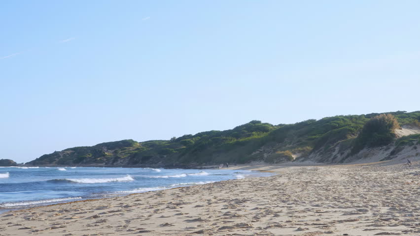 Bolonia beach time lapse in Tarifa, Andalusia, Spain