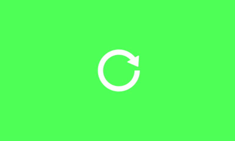 Refresh icon animation video for use.