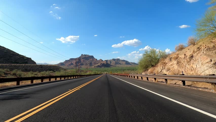 Arizona Driving 4924 Mesa Granite Reef Recreational Area Salt River Phoenix