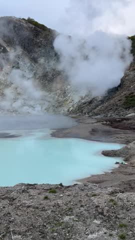 Hell Valley Hot Spring Geothermal Pool with Natural Steam