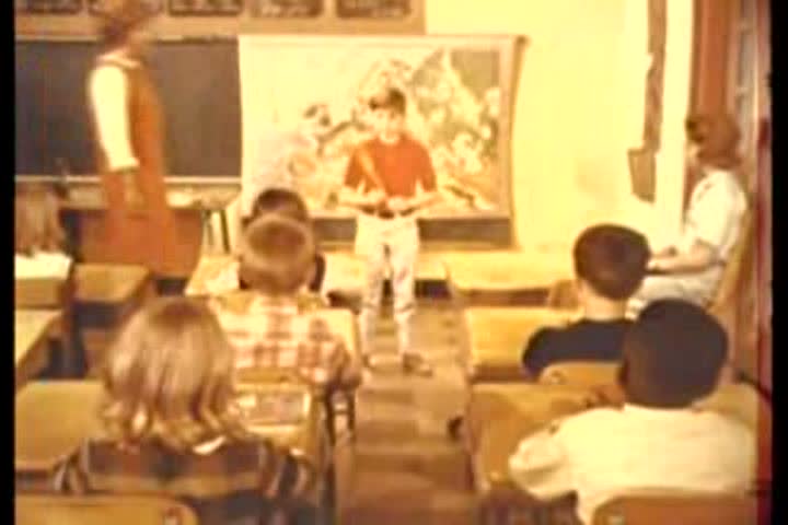 1960s - A group of children learn about the meaning of courtesy in the 1960s