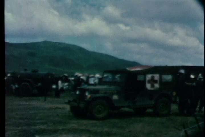 1960s - U.S. military doctors treat Vietnamese refugees during the Vietnam war