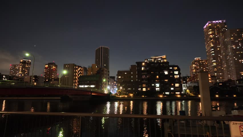 Harumi, Japan Tokyo Night View July 2026