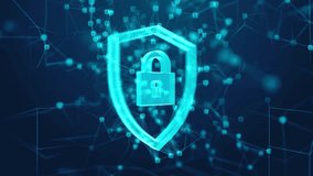 Cyber security protection concept preventing hacking attacks, malware, and viruses with digital defense technology, encryption, and online safety. - Powered by Shutterstock - Get 15% off with code: PIKWIZARD15