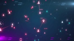 Social media connected devices and wireless smart technology networks, showing digital connectivity, IoT communication, smart devices, and innovation. - Powered by Shutterstock - Get 15% off with code: PIKWIZARD15