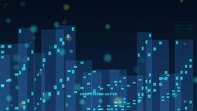 Abstract Digital City Skyline with Glowing Data Analytics Interface - Powered by Shutterstock - Get 15% off with code: PIKWIZARD15