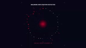 Digital Cyber Security Interface Showing Critical Malware Infiltration - Powered by Shutterstock - Get 15% off with code: PIKWIZARD15