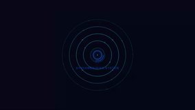 Digital interface displaying synchronizing system radar animation - Powered by Shutterstock - Get 15% off with code: PIKWIZARD15