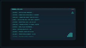 Digital Terminal Interface Displaying Secure Data Processing Metrics - Powered by Shutterstock - Get 15% off with code: PIKWIZARD15