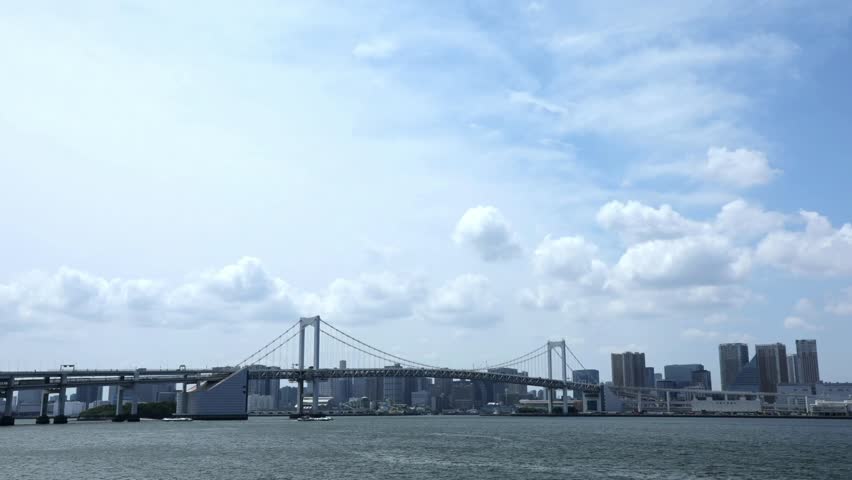 Video of the Tokyo Bay Scenery from Toyosu Gururi Park