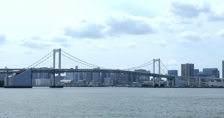 Video of the Tokyo Bay Scenery from Toyosu Gururi Park