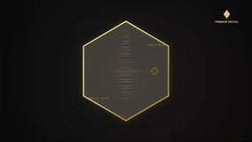 Abstract Futuristic Hexagonal Digital Interface With Data Visualization - Powered by Shutterstock - Get 15% off with code: PIKWIZARD15