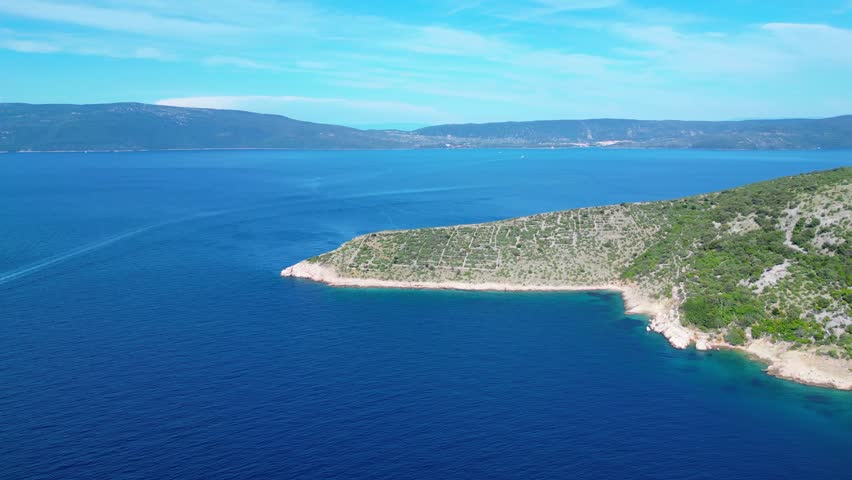 Aerial view of Croatia