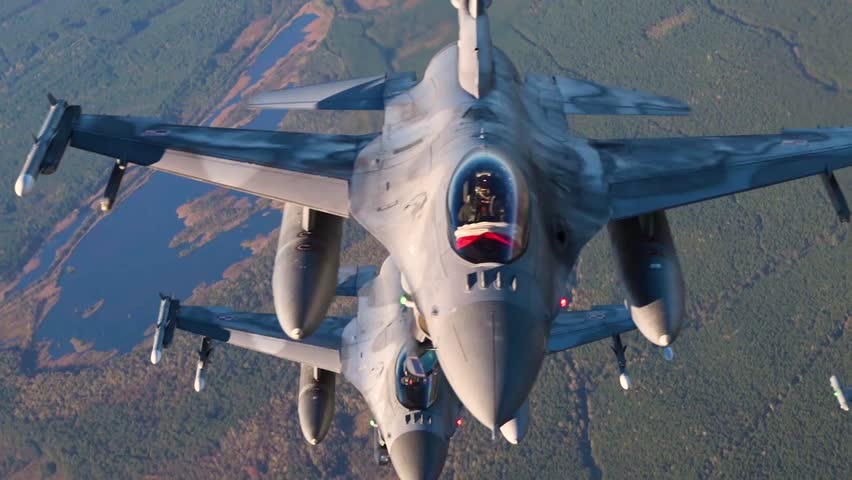 Close-Up F-16 Fighting Falcon Showcases Advanced Combat Power, Precision Engineering, Tactical Readiness, and Superior Air Dominance Capability.