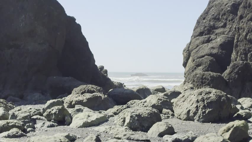 Olympic National Park Washington rocky shore landscape sea stacks ocean waves