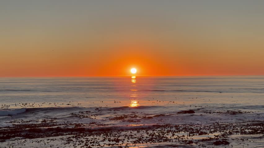 A splendid Sea Point sunset over the bay of Sea Point.
