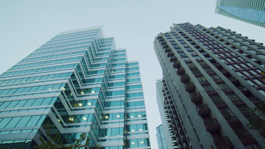 Office and Residential High-Rise Buildings in Downtown Toronto Financial District